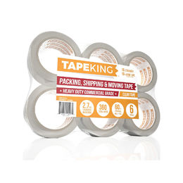 Tape King Clear Packing Tape - 60 Yards Per Roll (6 Pack)