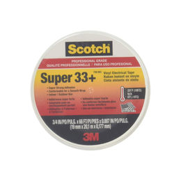 Shop Scotch Super 33+ Vinyl Electrical Tape, 3/4 in x 66 ft