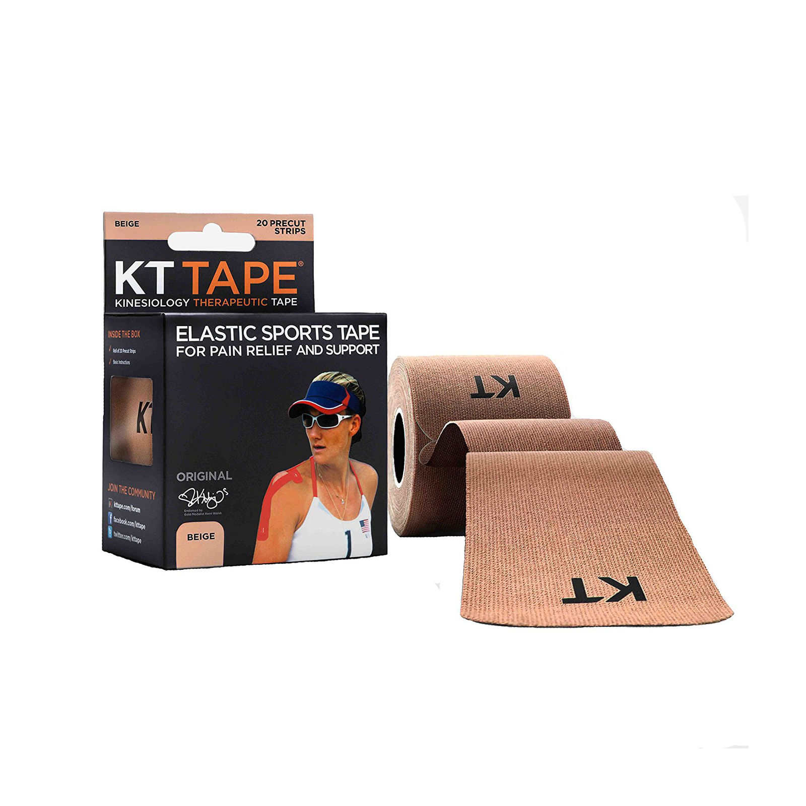 KT Tape Original Cotton Elastic Kinesiology Therapeutic Sports Tape