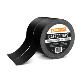Shop Tape King Gaffers Tape Black Professional Grade Premium Gaffer 2 Inch X 30 Yards (2 Pack)
