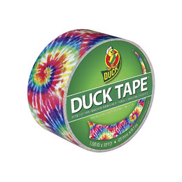 Shop Duck Brand 283268 Printed Duct Tape, Love Tie Dye, 1.88 Inches x 10 Yards, Single Roll